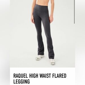 High waist flared leggings